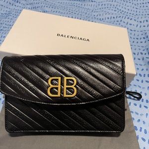 Balenciaga Chain Wallet in GHW